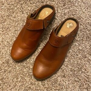 ARIAT Brown Slip Ons Sandals Size 7